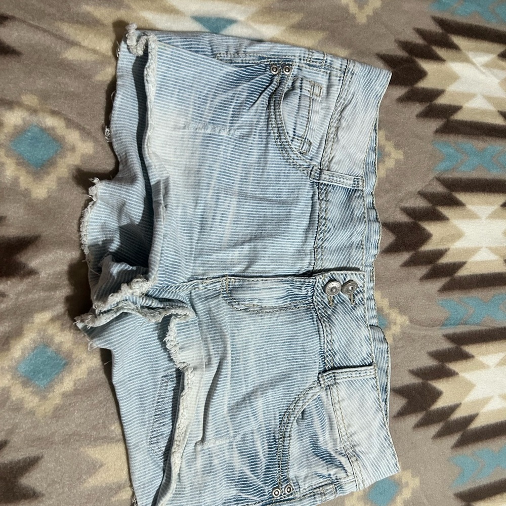 Light Blue Denim Shorts